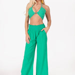 'Skyler' Open Front Crop Top WOMEN'S TOP for women resort wear - Seaspice Resort Wear