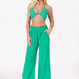 'Skyler' Open Front Crop Top WOMEN'S TOP for women resort wear - Seaspice Resort Wear