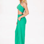 'Skyler' Open Front Crop Top WOMEN'S TOP for women resort wear - Seaspice Resort Wear