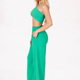 'Skyler' Open Front Crop Top WOMEN'S TOP for women resort wear - Seaspice Resort Wear