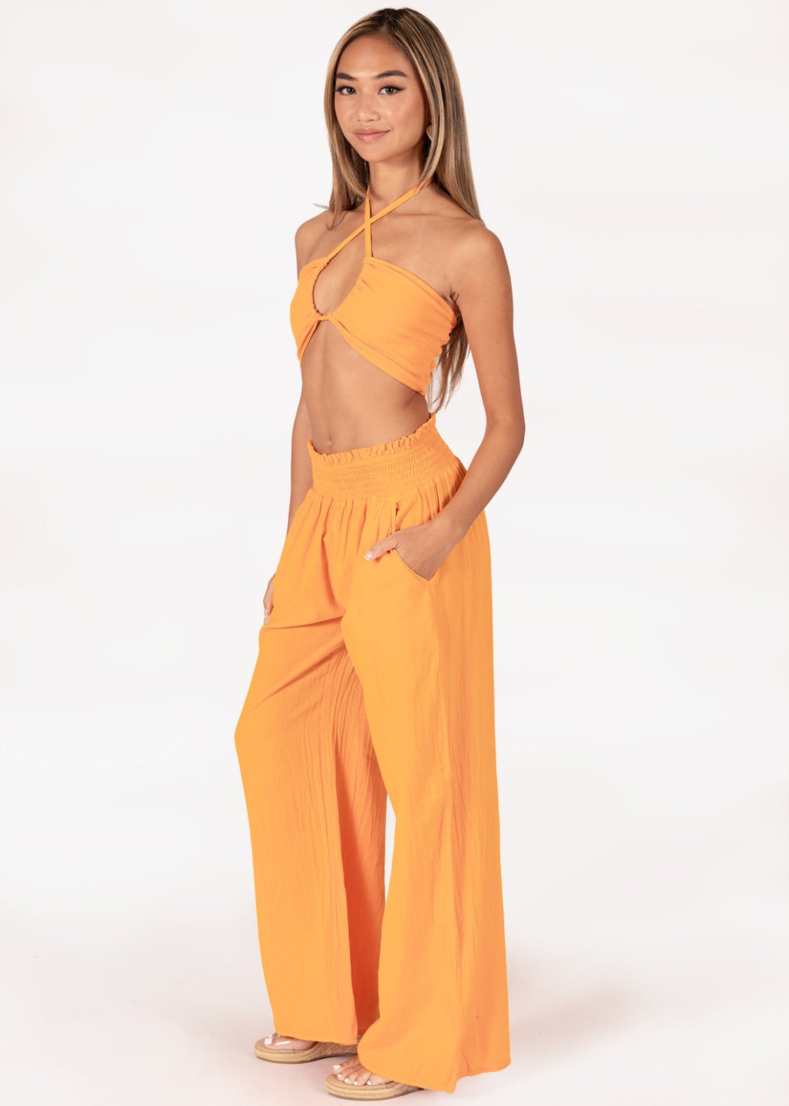 'Skyler' Open Front Crop Top WOMEN'S TOP for women resort wear - Seaspice Resort Wear