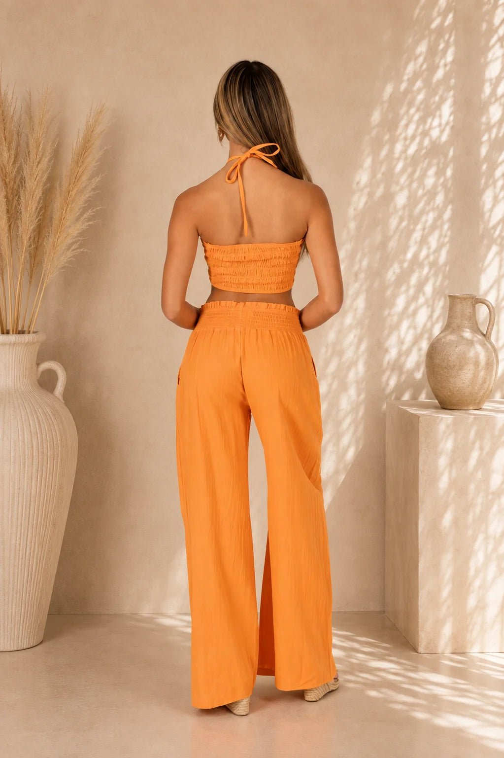 'Skyler' Open Front Crop Top WOMEN'S TOP for women resort wear - Seaspice Resort Wear
