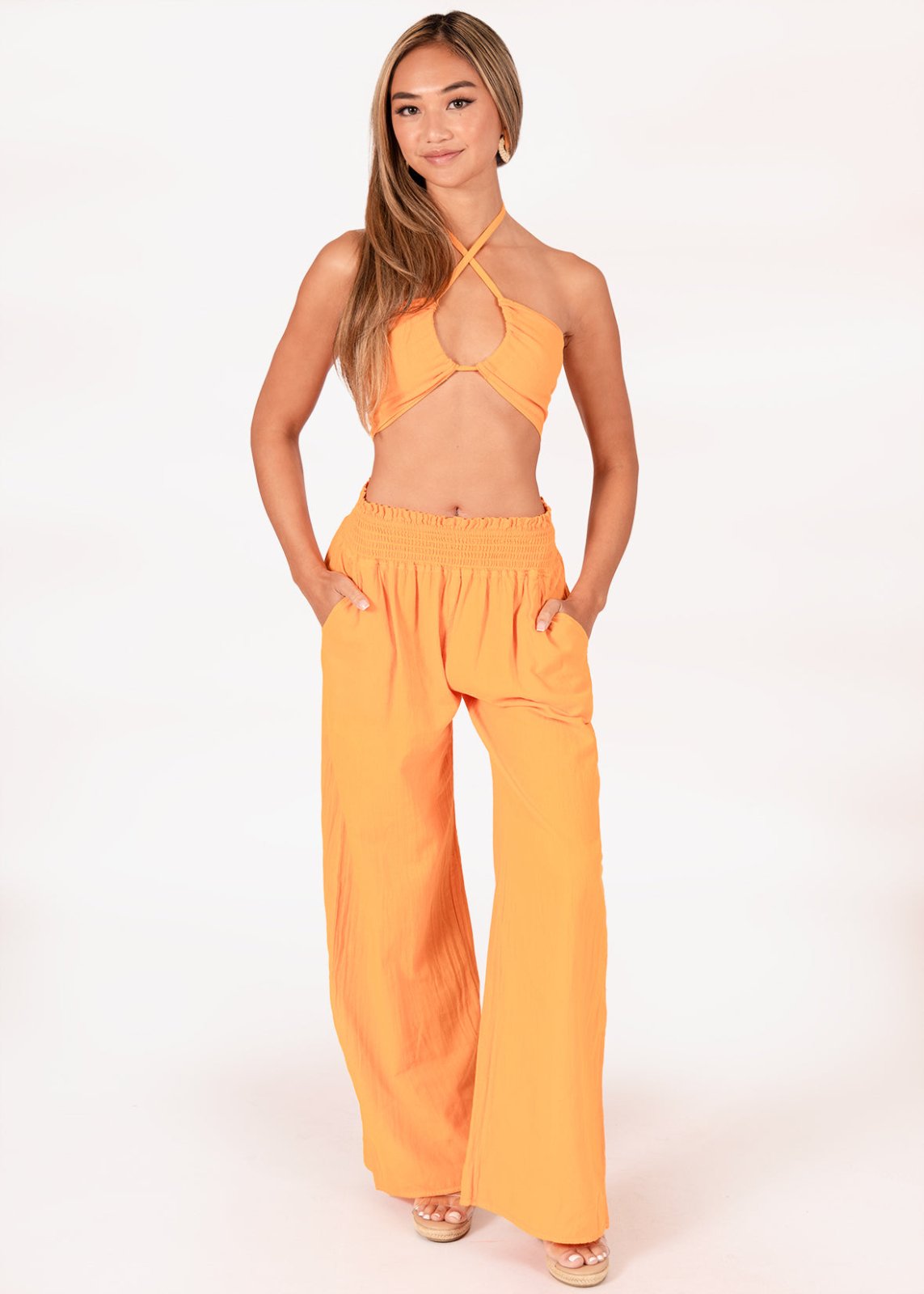 'Skyler' Open Front Crop Top WOMEN'S TOP for women resort wear - Seaspice Resort Wear