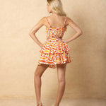 'Sol' Print Ruffle Mini Skirt WOMEN'S SKIRT for women resort wear - Seaspice Resort Wear