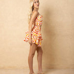 'Sol' Print Ruffle Mini Skirt WOMEN'S SKIRT for women resort wear - Seaspice Resort Wear