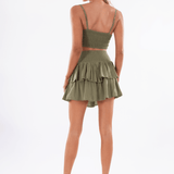 'Sol' Ruffle Mini Skirt WOMEN'S SKIRT for women resort wear - Seaspice Resort Wear