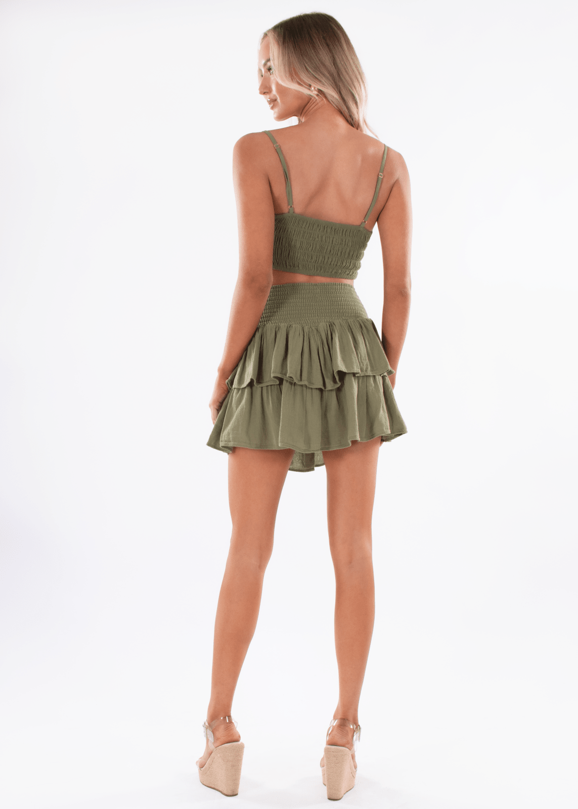 'Sol' Ruffle Mini Skirt WOMEN'S SKIRT for women resort wear - Seaspice Resort Wear