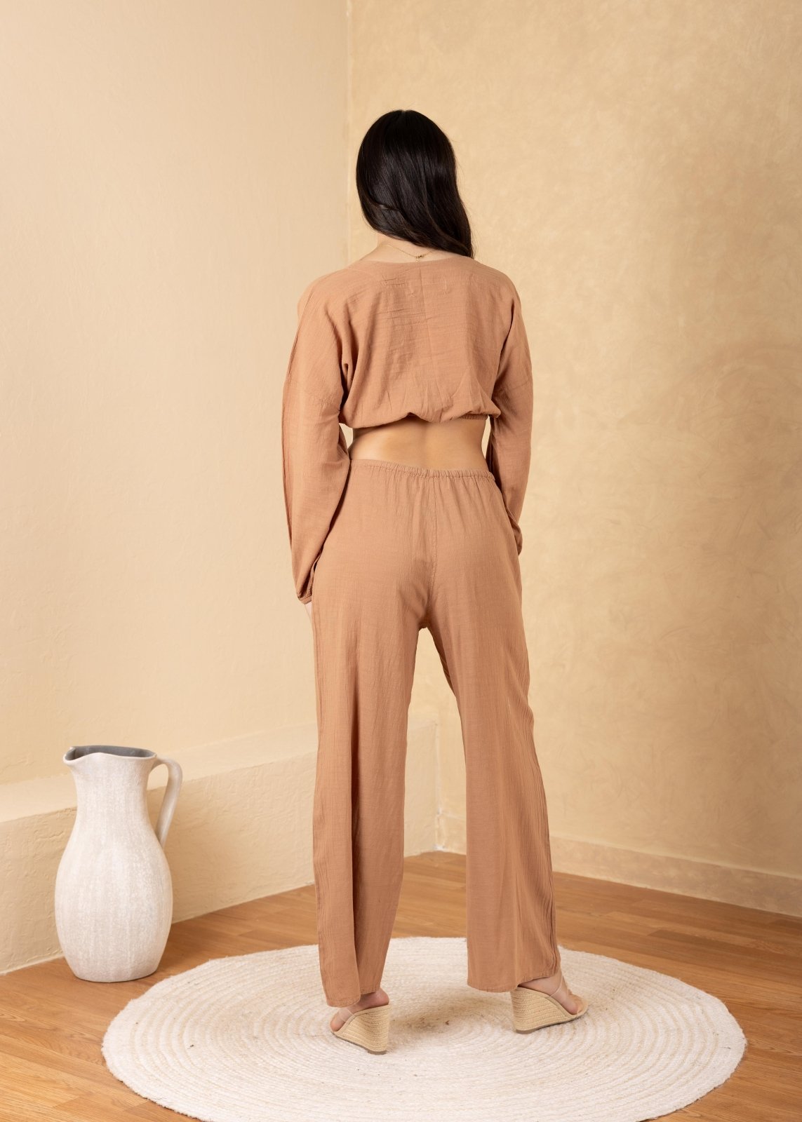 'Solana' Drawstring Wide Leg Pants WOMEN'S PANTS for women resort wear - Seaspice Resort Wear