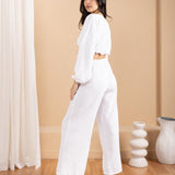 'Solana' Drawstring Wide Leg Pants WOMEN'S PANTS for women resort wear - Seaspice Resort Wear