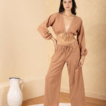 'Solana' Drawstring Wide Leg Pants WOMEN'S PANTS for women resort wear - Seaspice Resort Wear