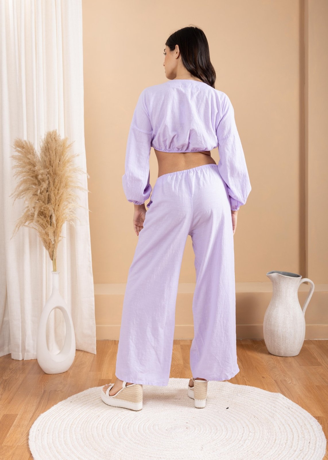 'Solana' Drawstring Wide Leg Pants WOMEN'S PANTS for women resort wear - Seaspice Resort Wear