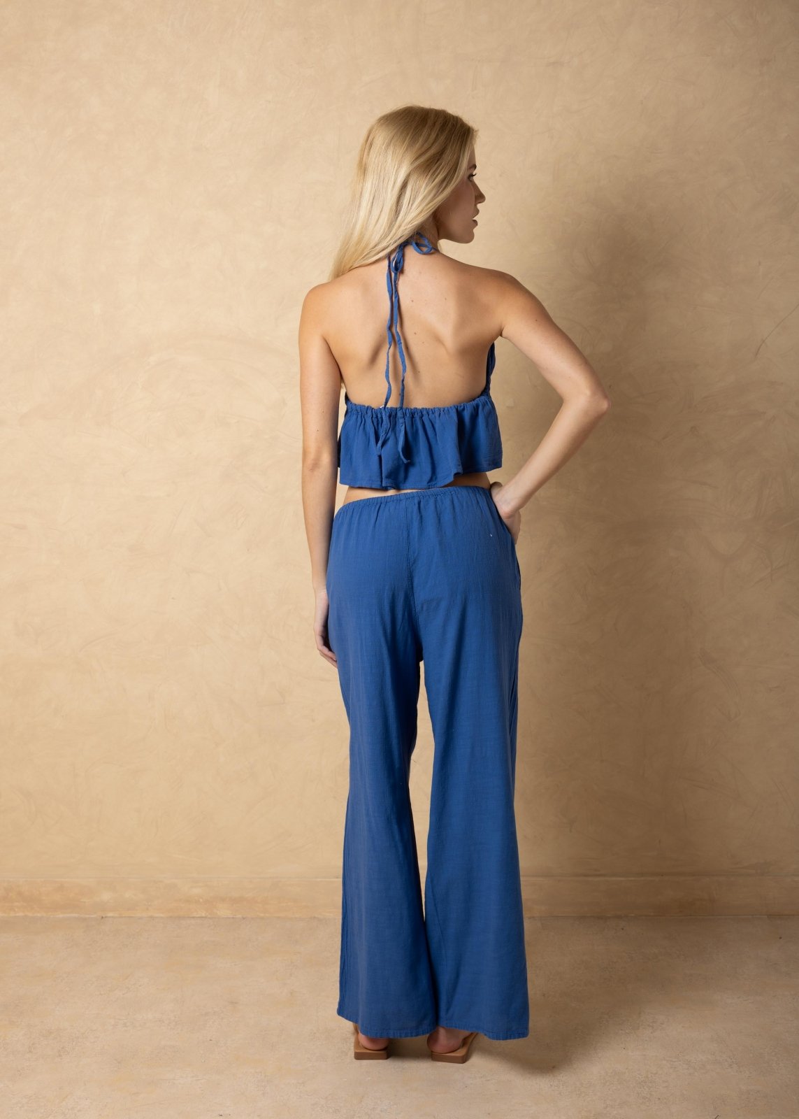 'Solana' Drawstring Wide Leg Pants WOMEN'S PANTS for women resort wear - Seaspice Resort Wear