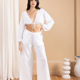 'Solana' Drawstring Wide Leg Pants WOMEN'S PANTS for women resort wear - Seaspice Resort Wear