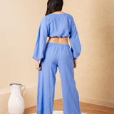 'Solana' Drawstring Wide Leg Pants WOMEN'S PANTS for women resort wear - Seaspice Resort Wear