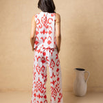 'Solana' Drawstring Wide Leg Print Pants WOMEN'S PANTS for women resort wear - Seaspice Resort Wear