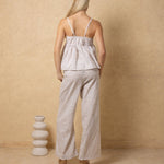 'Solana' Drawstring Wide Leg Print Pants WOMEN'S PANTS for women resort wear - Seaspice Resort Wear