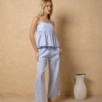 'Solana' Drawstring Wide Leg Print Pants WOMEN'S PANTS for women resort wear - Seaspice Resort Wear