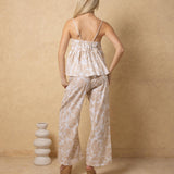 'Solana' Drawstring Wide Leg Print Pants WOMEN'S PANTS for women resort wear - Seaspice Resort Wear