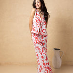 'Solana' Drawstring Wide Leg Print Pants WOMEN'S PANTS for women resort wear - Seaspice Resort Wear
