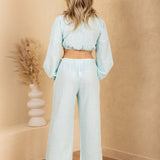 'Solana' Tie Front Crop Top WOMEN'S TOP for women resort wear - Seaspice Resort Wear