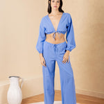 'Solana' Tie Front Crop Top WOMEN'S TOP for women resort wear - Seaspice Resort Wear