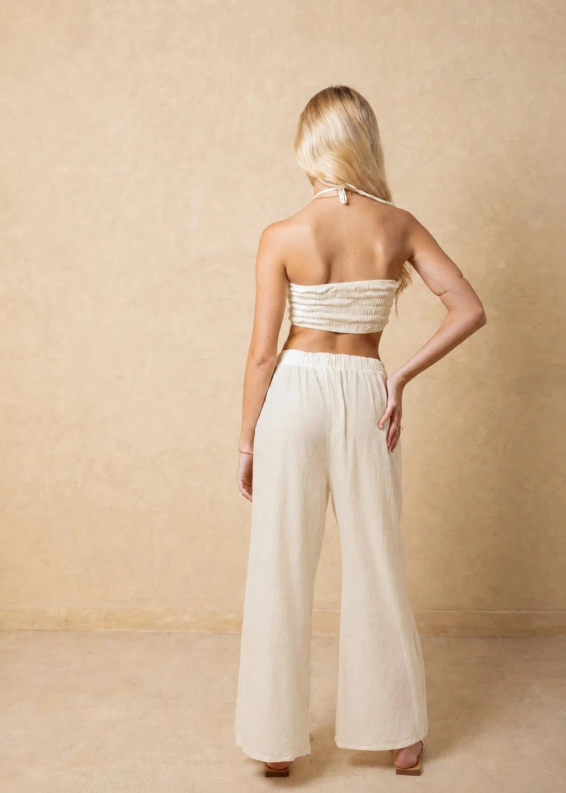 'Solea' Tassel Wide Leg Pants WOMEN'S SKIRT for women resort wear - Seaspice Resort Wear