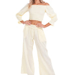 'Soleil' Wide Leg Pants WOMEN'S PANTS for women resort wear - Seaspice Resort Wear