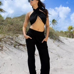 'Soleil' Wide Leg Pants WOMEN'S PANTS for women resort wear - Seaspice Resort Wear