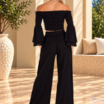 'Soleil' Wide Leg Pants WOMEN'S PANTS for women resort wear - Seaspice Resort Wear