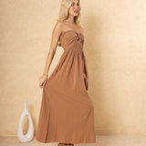 'Stella' Twist - Front Maxi Dress WOMEN'S DRESS for women resort wear - Seaspice Resort Wear