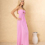 'Stella' Twist - Front Maxi Dress WOMEN'S DRESS for women resort wear - Seaspice Resort Wear