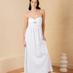 'Stella' Twist - Front Maxi Dress WOMEN'S DRESS for women resort wear - Seaspice Resort Wear