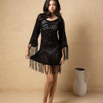 'Thalia' Crochet Fringe Dress WOMEN'S COVER UP for women resort wear - Seaspice Resort Wear