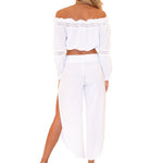 'Veronica' Crochet Detail Top WOMEN'S TOP for women resort wear - Seaspice Resort Wear