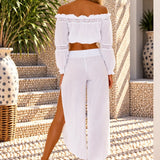 'Veronica' Crochet Detail Top WOMEN'S TOP for women resort wear - Seaspice Resort Wear