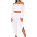 'Veronica' Crochet Detail Top WOMEN'S TOP for women resort wear - Seaspice Resort Wear