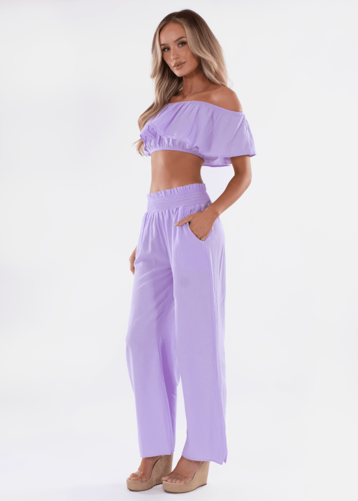 'Ximena' Wide Leg Pants WOMEN'S PANTS for women resort wear - Seaspice Resort Wear