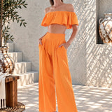 'Ximena' Wide Leg Pants WOMEN'S PANTS for women resort wear - Seaspice Resort Wear