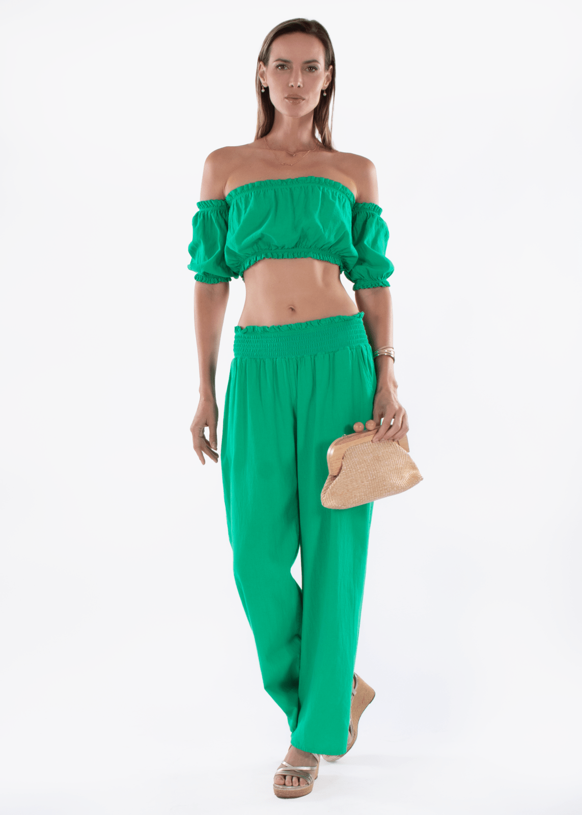'Ximena' Wide Leg Pants WOMEN'S PANTS for women resort wear - Seaspice Resort Wear