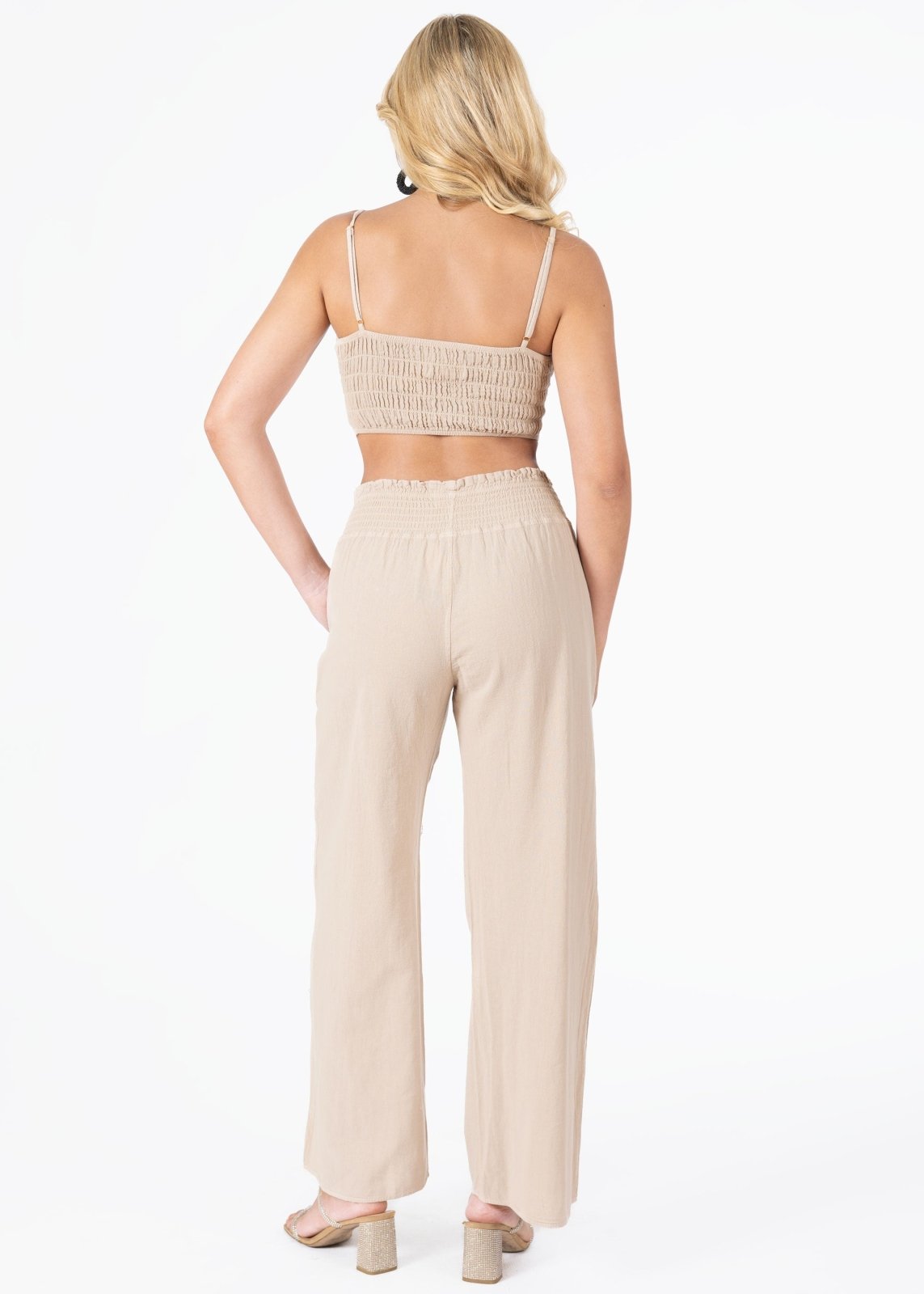 'Ximena' Wide Leg Pants WOMEN'S PANTS for women resort wear - Seaspice Resort Wear