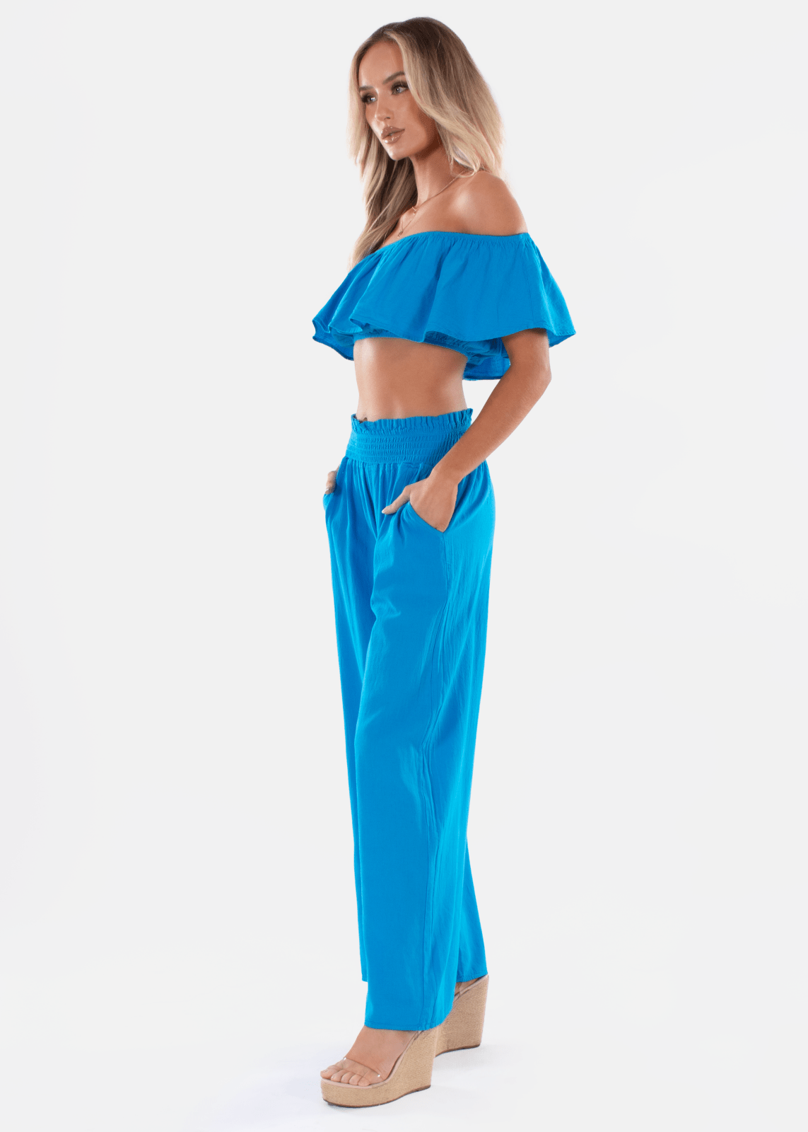 'Ximena' Wide Leg Pants WOMEN'S PANTS for women resort wear - Seaspice Resort Wear