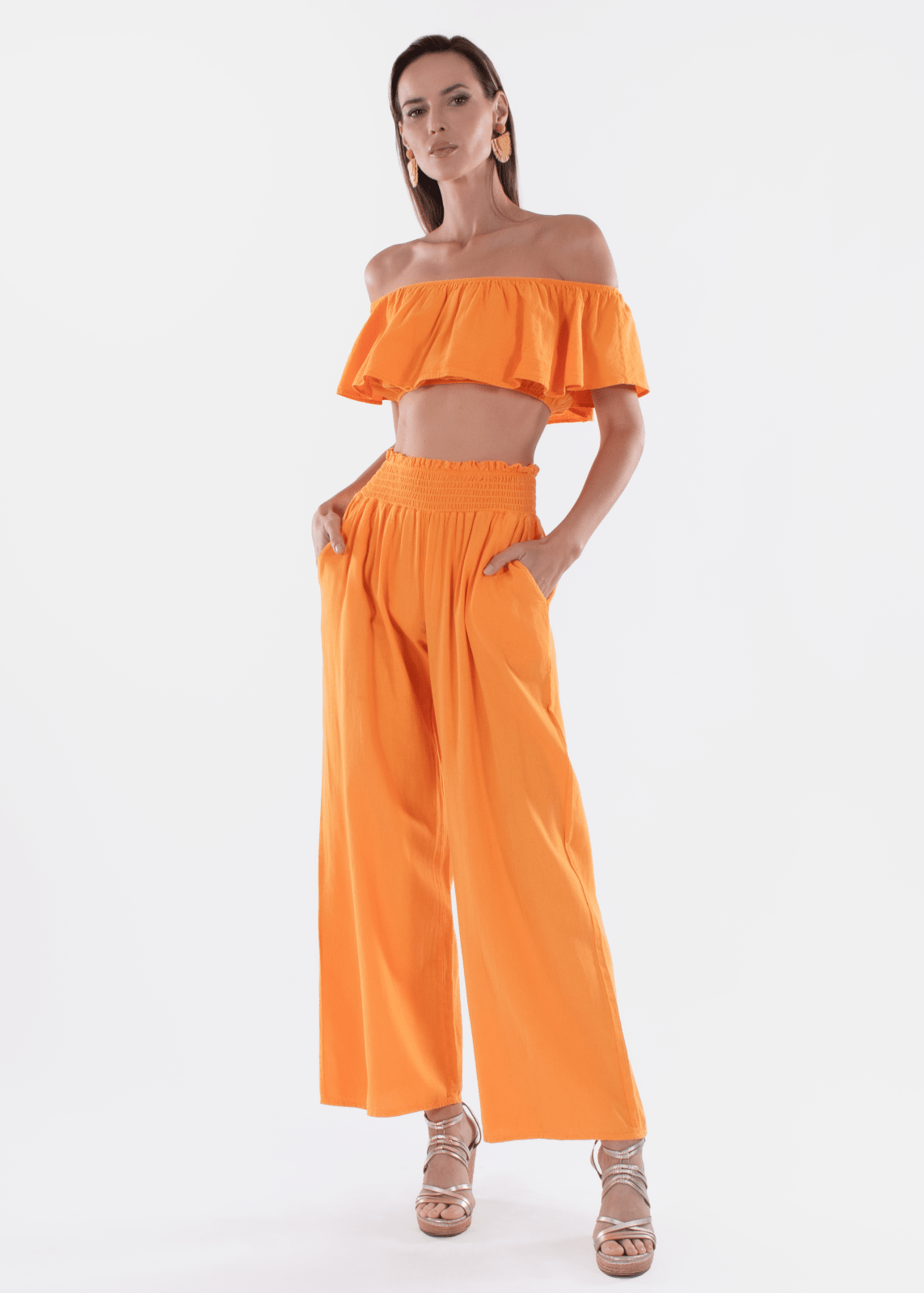 'Ximena' Wide Leg Pants WOMEN'S PANTS for women resort wear - Seaspice Resort Wear