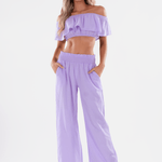 'Ximena' Wide Leg Pants WOMEN'S PANTS for women resort wear - Seaspice Resort Wear