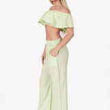 'Ximena' Wide Leg Pants WOMEN'S PANTS for women resort wear - Seaspice Resort Wear