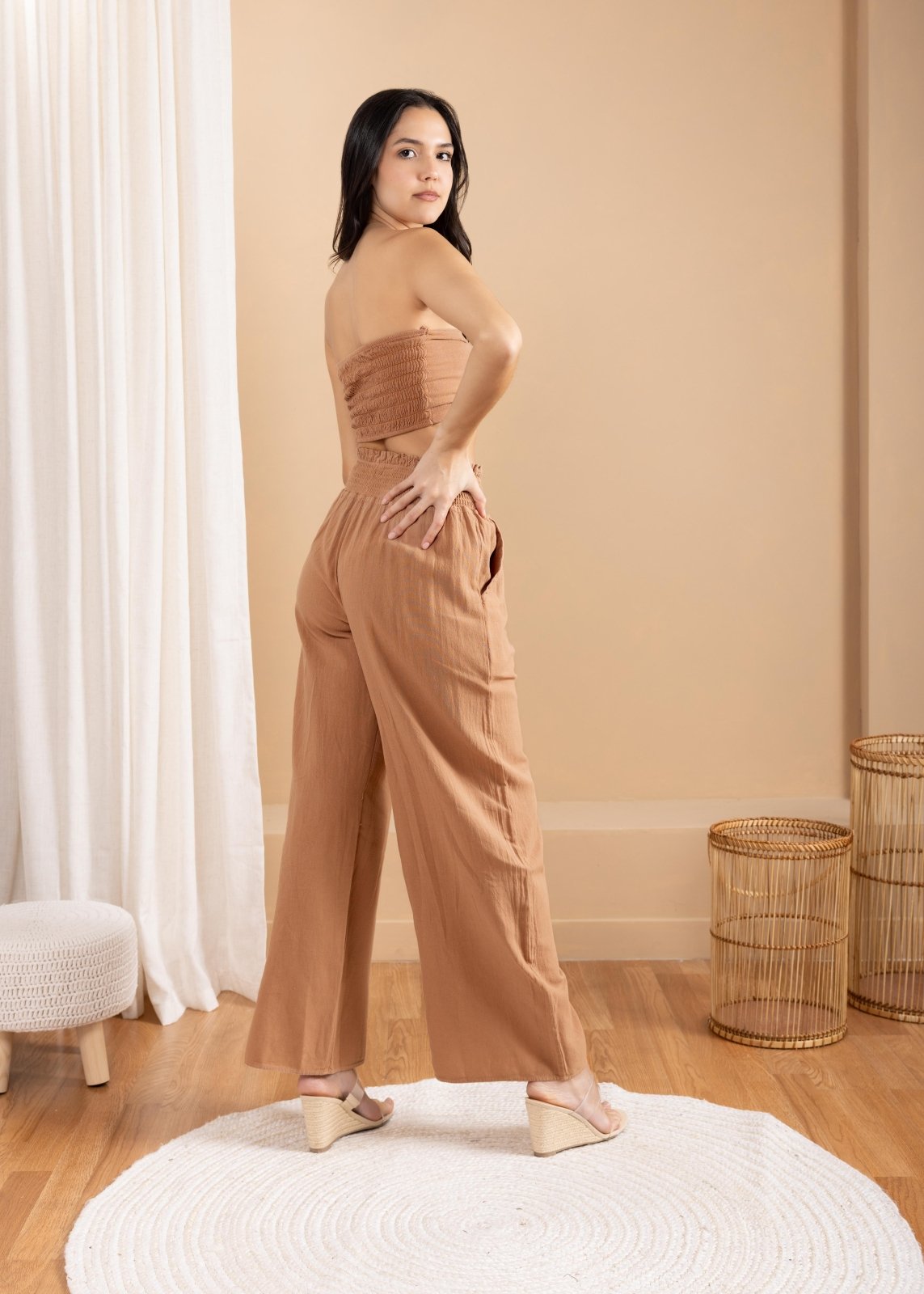 'Ximena' Wide Leg Pants WOMEN'S PANTS for women resort wear - Seaspice Resort Wear