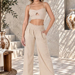 'Ximena' Wide Leg Pants WOMEN'S PANTS for women resort wear - Seaspice Resort Wear