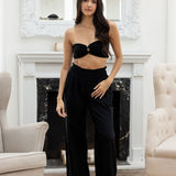 'Ximena' Wide Leg Pants WOMEN'S PANTS for women resort wear - Seaspice Resort Wear