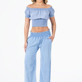 'Ximena' Wide Leg Pants WOMEN'S PANTS for women resort wear - Seaspice Resort Wear
