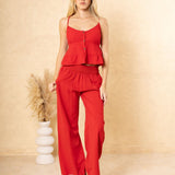 'Ximena' Wide Leg Pants WOMEN'S PANTS for women resort wear - Seaspice Resort Wear