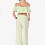 'Ximena' Wide Leg Pants WOMEN'S PANTS for women resort wear - Seaspice Resort Wear